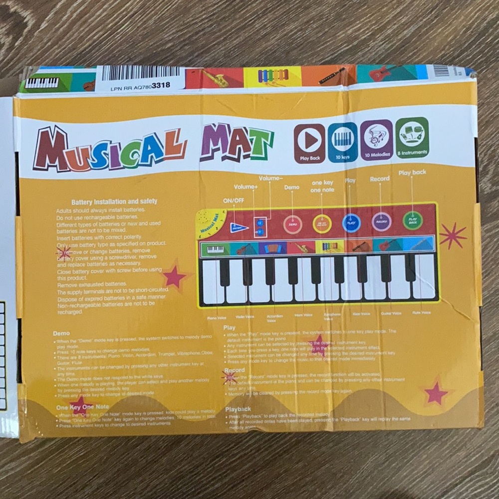 Musical mat - Picture 2 of 2